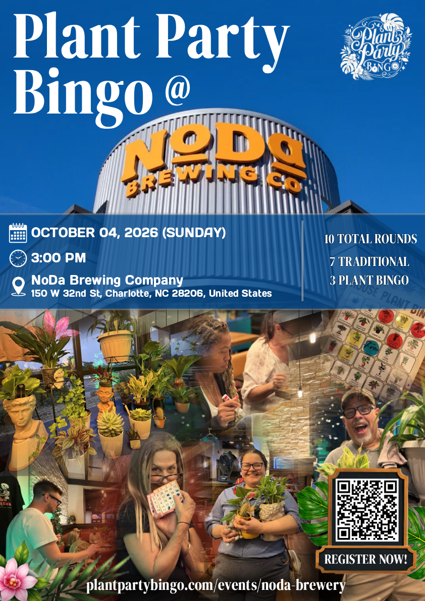 Plant Party Bingo at NoDa Brewing Co.