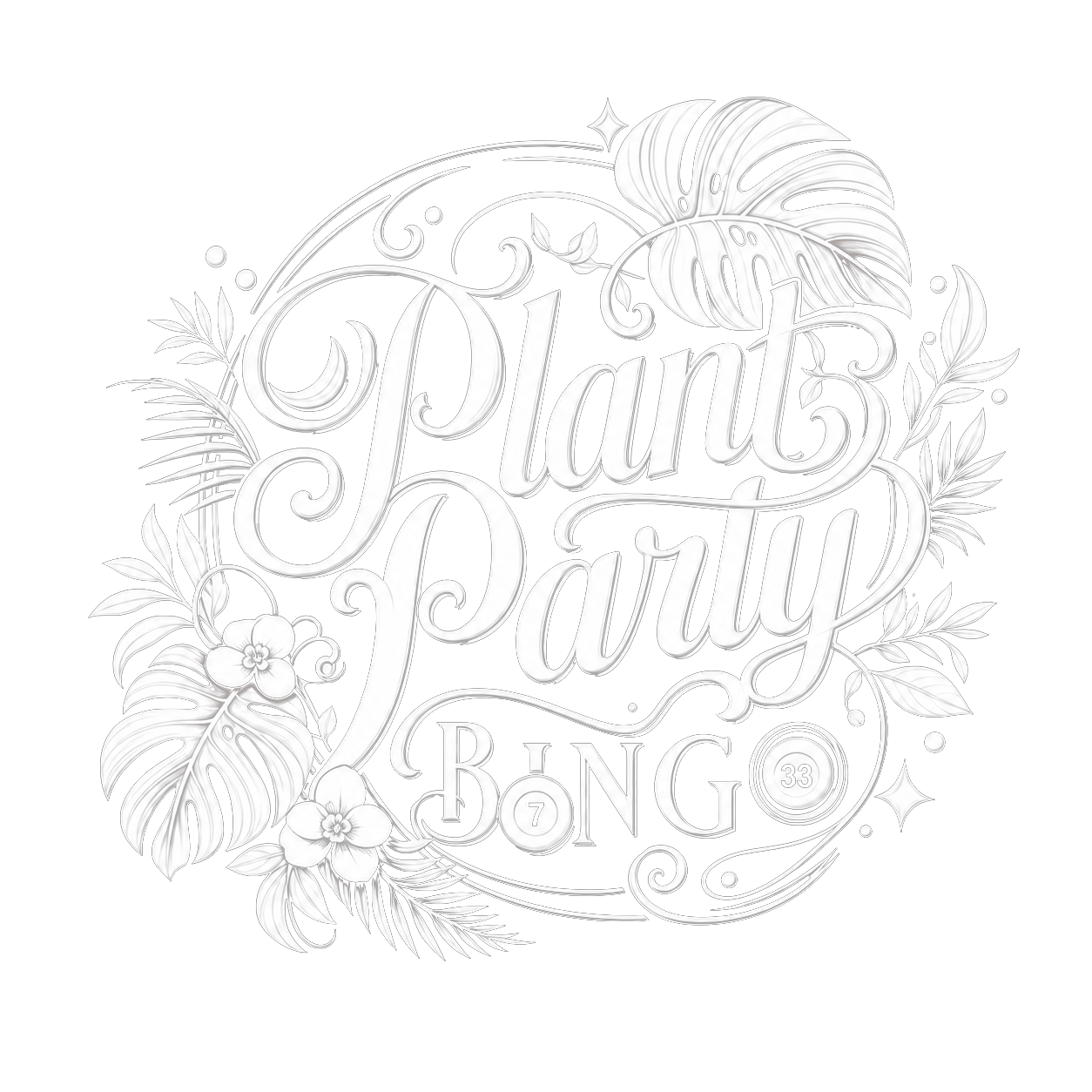 Plant Party Bingo